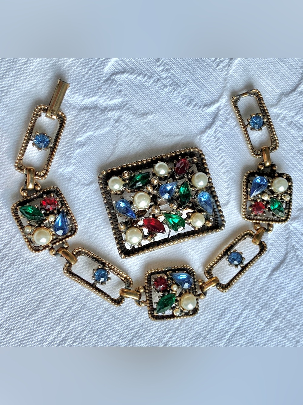 Vintage Baroque Style Bracelet Brooch